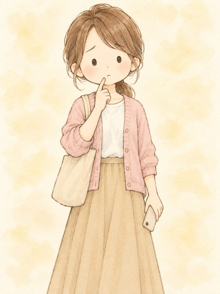 ふと何かに気づいたミキ