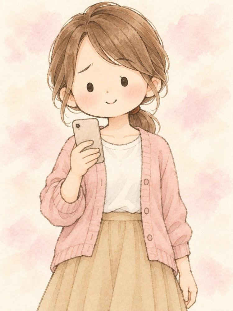 肩の力が抜けて微笑むミキ